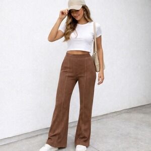 🔥🔥🔥NWT Area Star Ribbed Flared Pants Pants